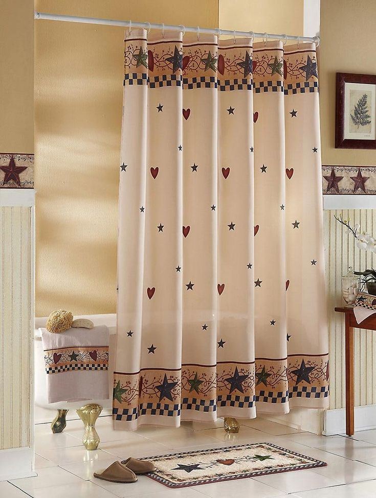 Country Bathroom Shower Curtains
 38 best Country curtains images on Pinterest