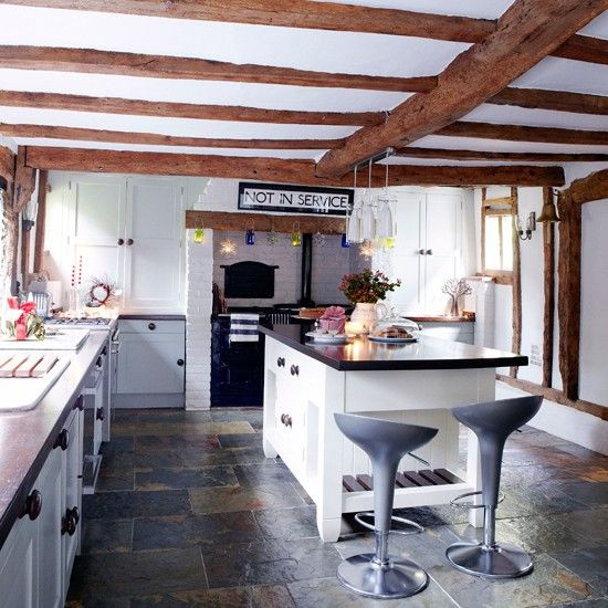 Country Kitchen Floor
 17 best Slate floor room designs images on Pinterest