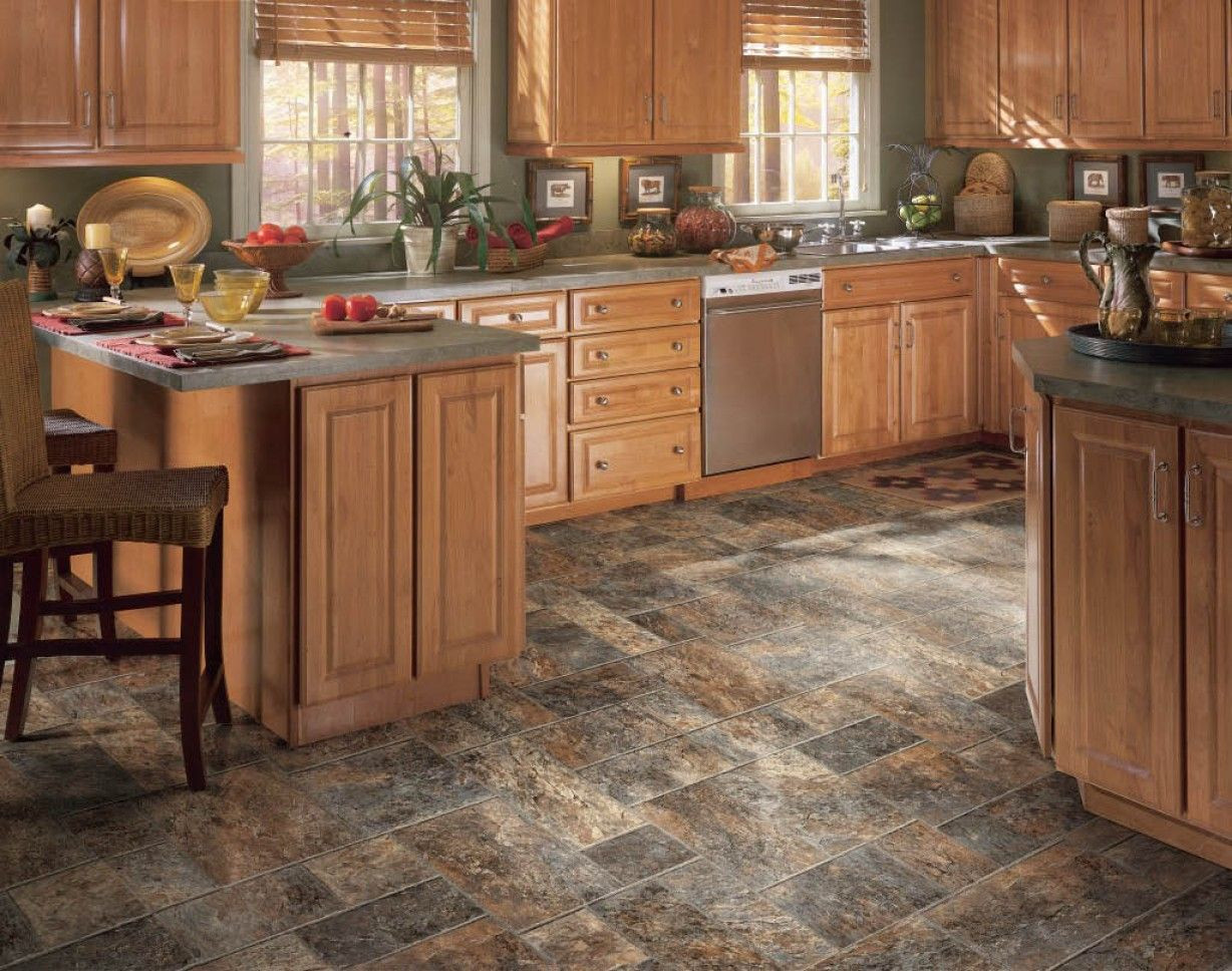 Country Kitchen Floor
 French country kitchen flooring ideas