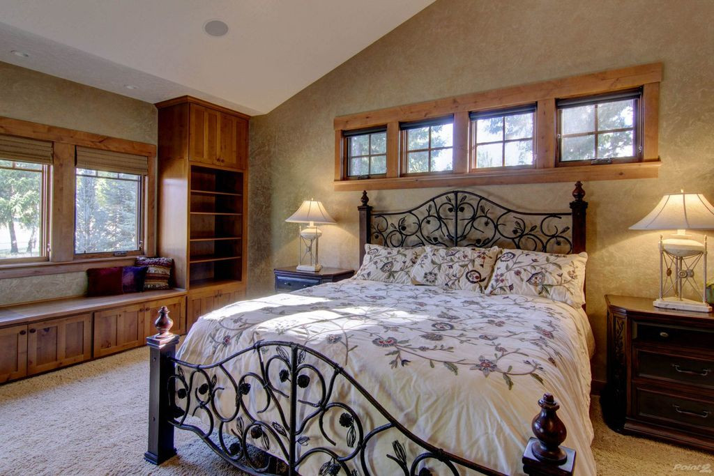 Country Master Bedroom
 Country Master Bedroom with Cathedral ceiling & Carpet