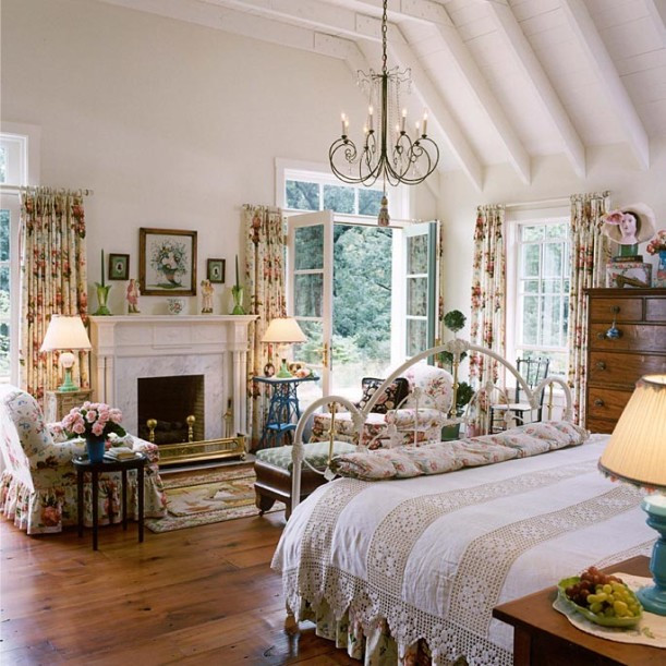 Country Master Bedroom
 Designer Suzy Stout Selling French Country Farmhouse in