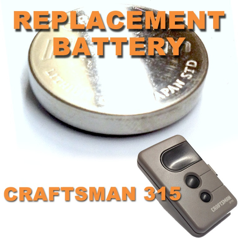 Craftsman 315 Garage Door Opener
 NEW CRAFTSMAN 315 GARAGE DOOR OPENER REMOTE CONTROL