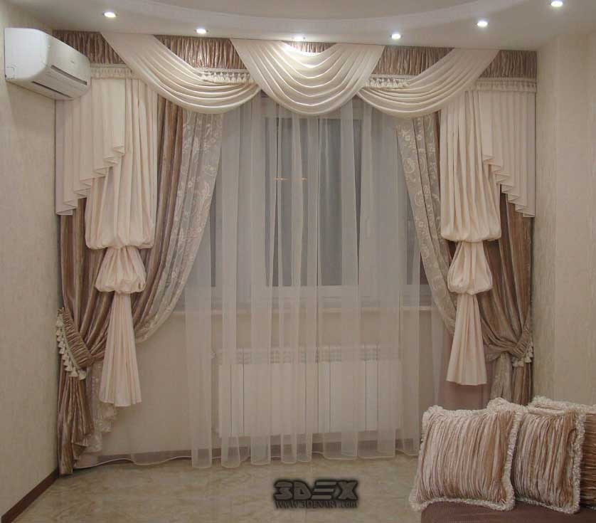 Curtains Styles For Living Room
 50 Stylish modern living room curtains designs ideas colors