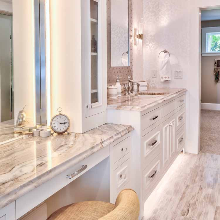 Custom Bathroom Vanity
 Custom Bathroom Vanities and Cabinets — Simpson Cabinetry