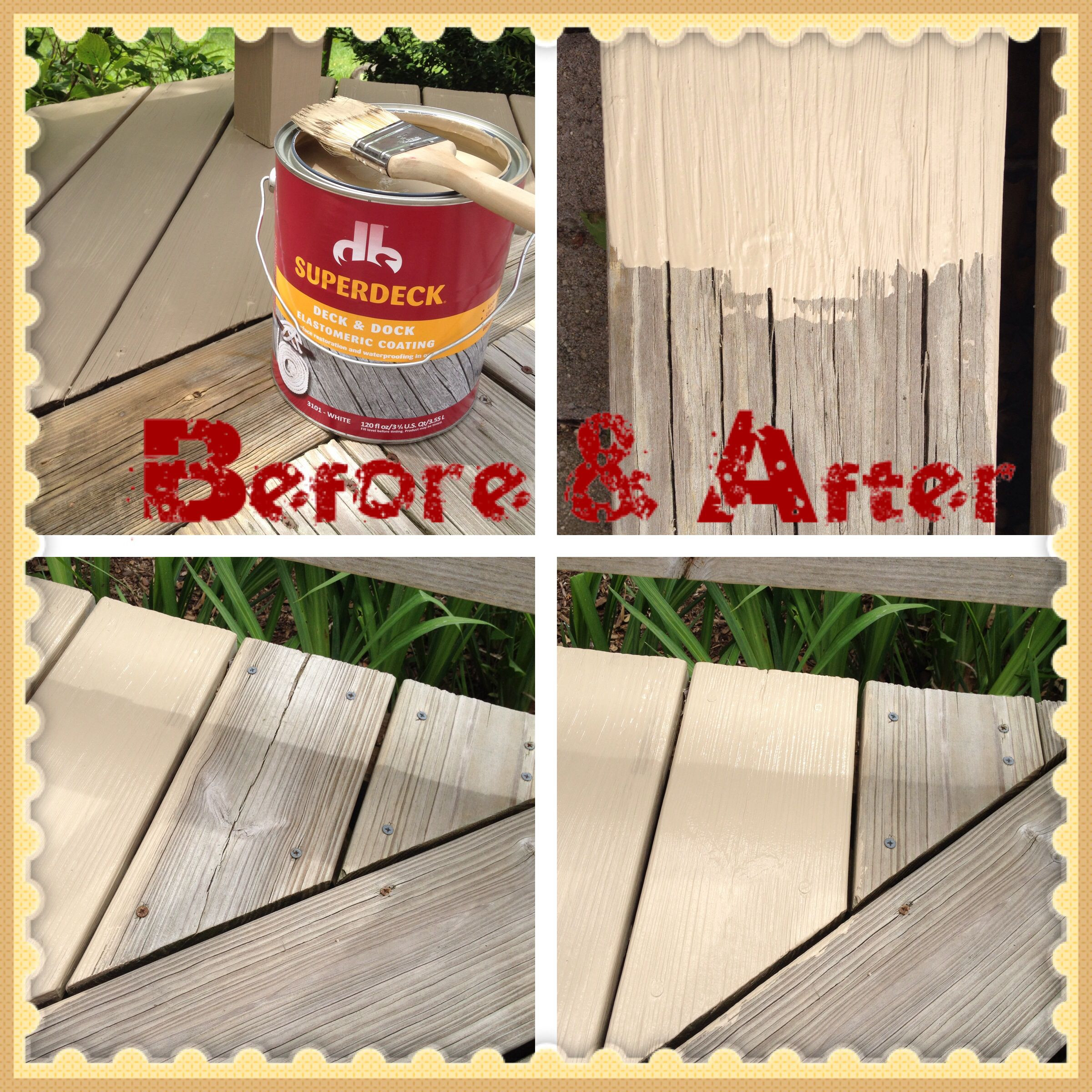 Deck And Dock Paint
 DONE Sherwin Williams Superdeck Deck & Dock paint for