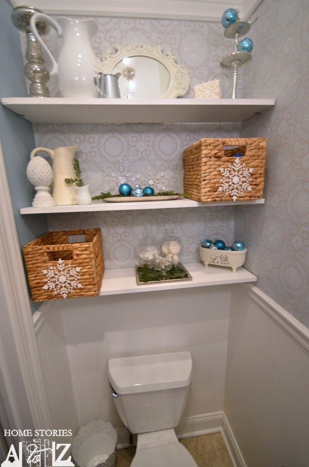 Decorative Bathroom Shelves
 How to Make a Snowflake Chandelier