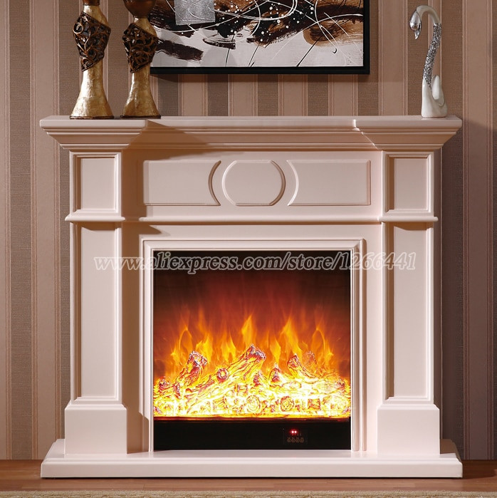 Decorative Electric Fireplace
 decorative chimney heating fireplace set W120cm wooden