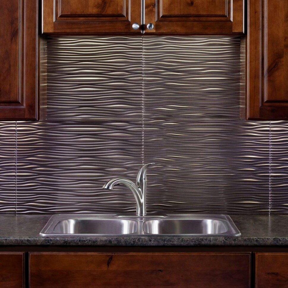 Decorative Wall Tiles Kitchen Backsplash
 DIY Install and Care Metal Tile Backsplash Interior