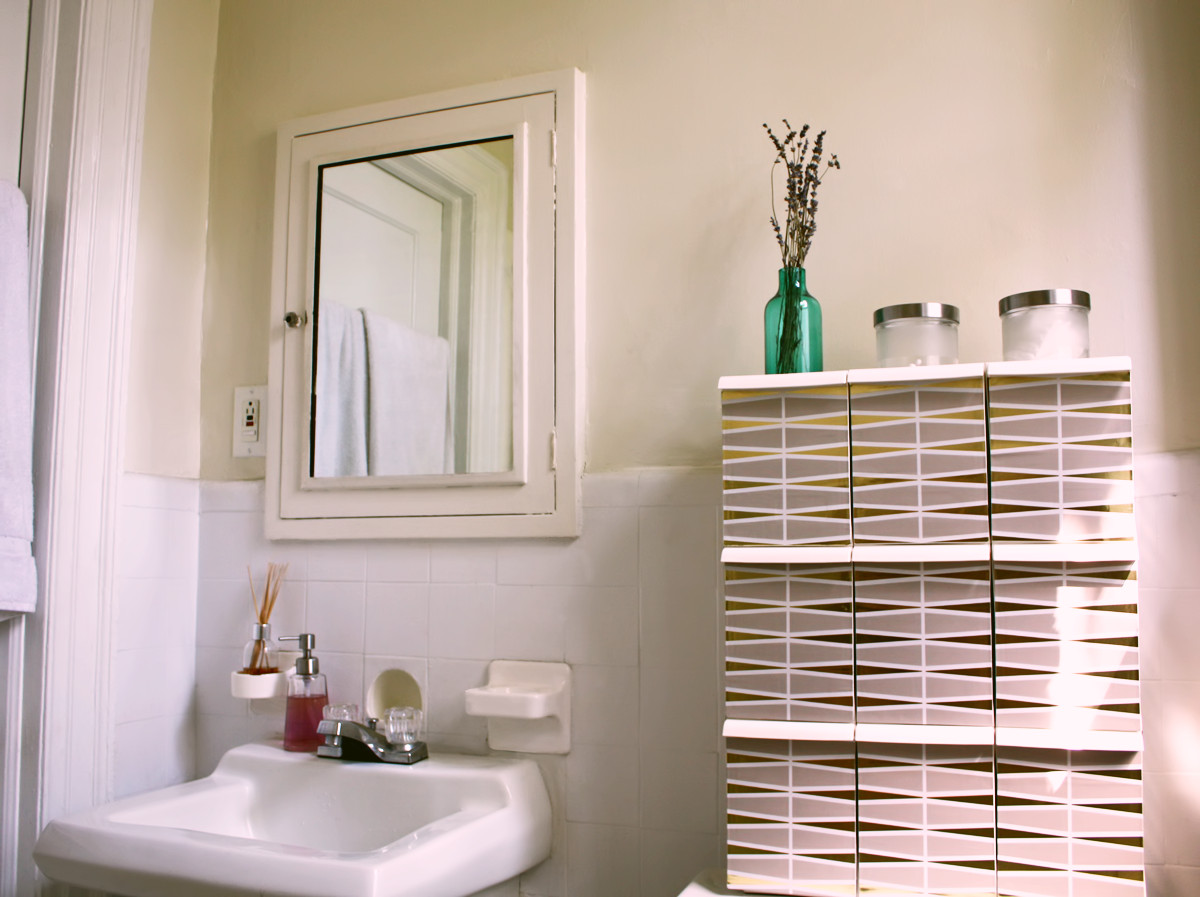 Diy Bathroom Wall Cabinet
 Interior Design Q & A DIY Bathroom Cabinet & Vitamin Box