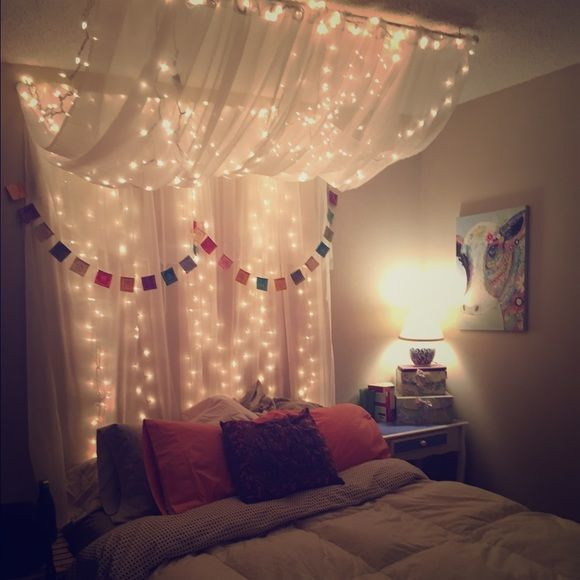 Diy Bedroom Canopy With Lights
 Bed Canopy With Lights Diy & Cool Diy Canopy Bed With