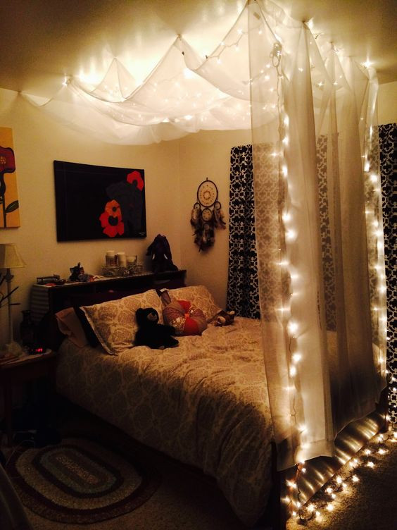 Diy Bedroom Canopy With Lights
 Bloombety Wood Sunburst Mirror With Unique Desk Wood
