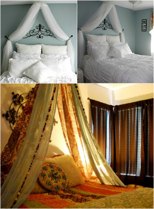 Diy Bedroom Canopy With Lights
 Sleep in Absolute Luxury with these 23 Gorgeous DIY Bed