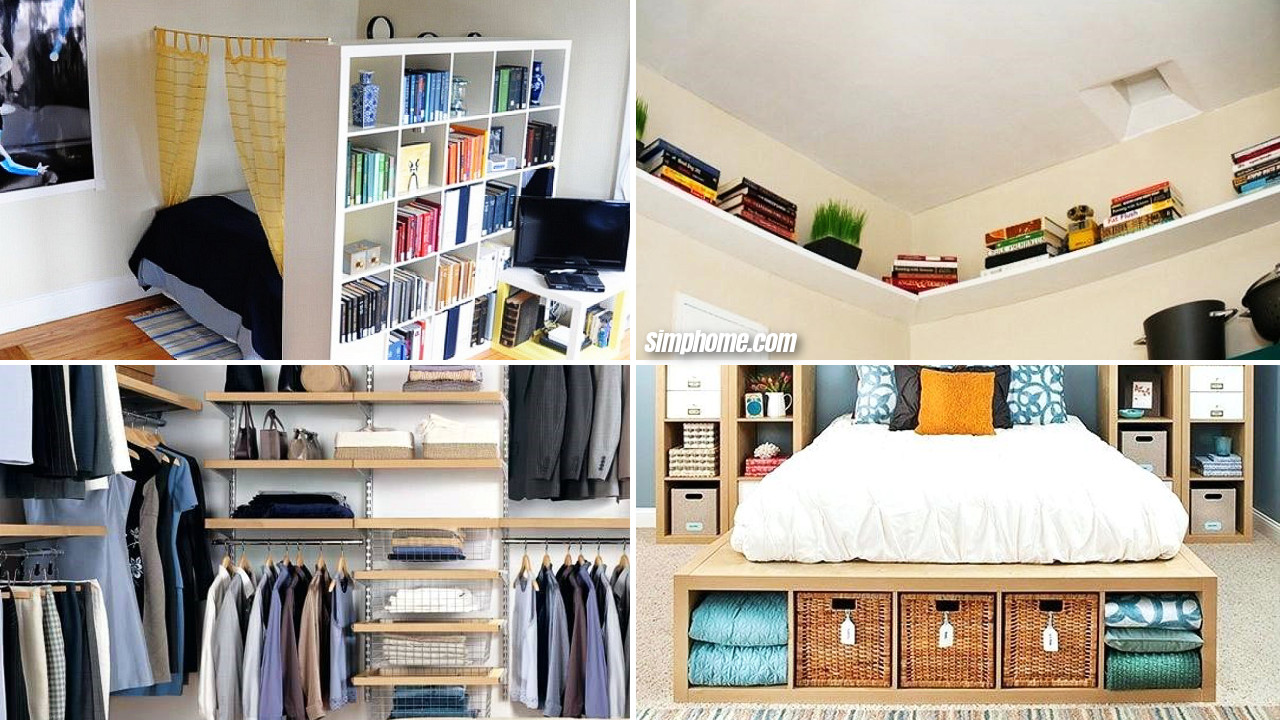 Diy Bedroom Storage
 10 DIY Small Bedroom Storage Ideas Simphome