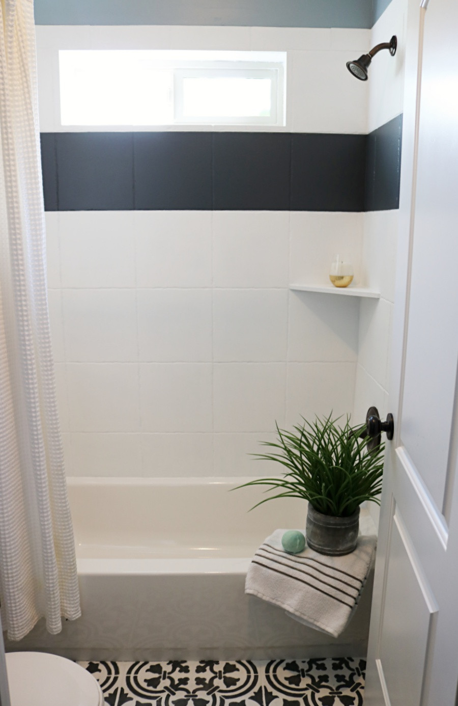 Diy Paint Bathroom Tile
 How to Paint Shower Tile Remington Avenue