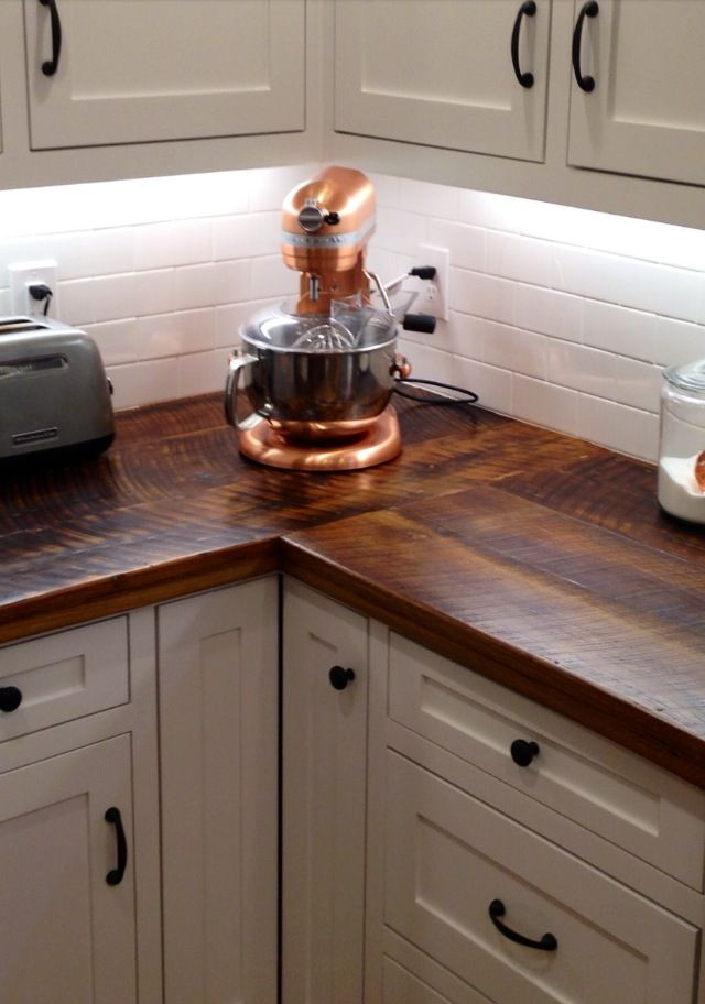 Diy Wood Kitchen Countertops
 15 Awesome DIY Wood Countertops Style Decorating Ideas