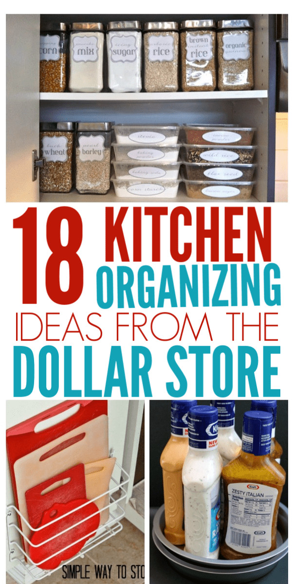 Dollar Store Kitchen Organization
 18 Genius Kitchen Organizing Ideas From The Dollar Store