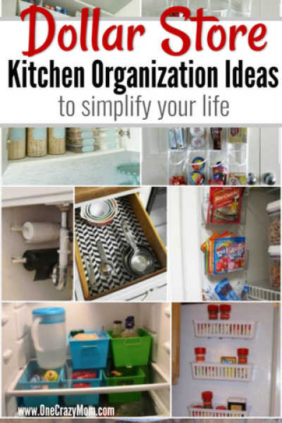 Dollar Store Kitchen Organization
 Dollar Store Kitchen Organization Ideas 20 Clever Ideas