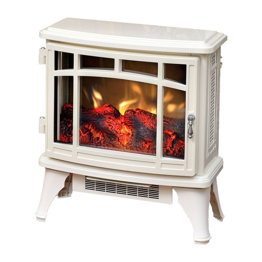 Duraflame Electric Fireplace Tv Stand
 Duraflame 8511 Cream Infrared Electric Fireplace Stove
