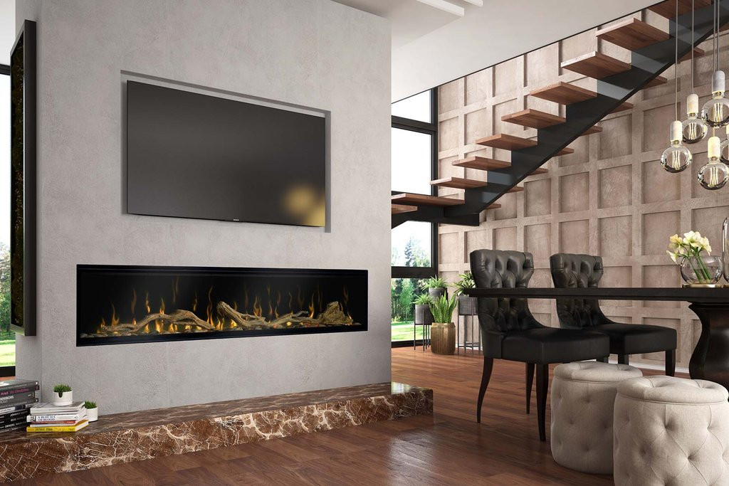 Electric Fireplace 60 Inches Wide
 Dimplex Ignite XL 60 inch Wall Mount Built In Electric
