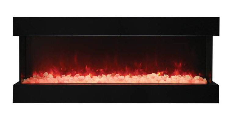 Electric Fireplace 60 Inches Wide
 Amantii 60 TRU VIEW XL – 3 sided 60 inch Wide Electric