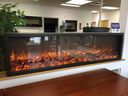 Electric Fireplace 60 Inches Wide
 Emblazon 60 Wall Length Linear Electric Fireplace 60 Inch
