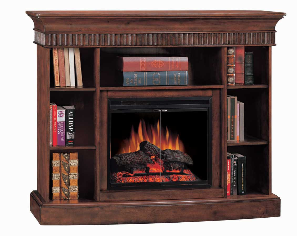 Electric Fireplace Bookcase
 Westbury Burnished Walnut Bookcase Electric Fireplace 23