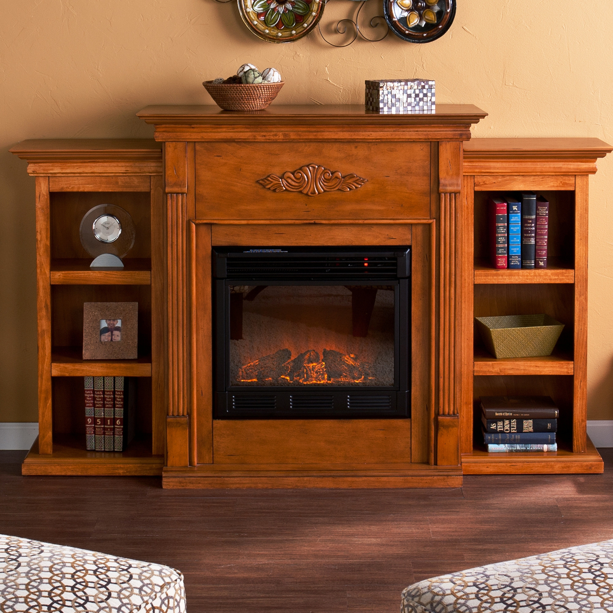 Electric Fireplace Bookshelf
 Fill Up Your Interior with Not ly Fireplace but