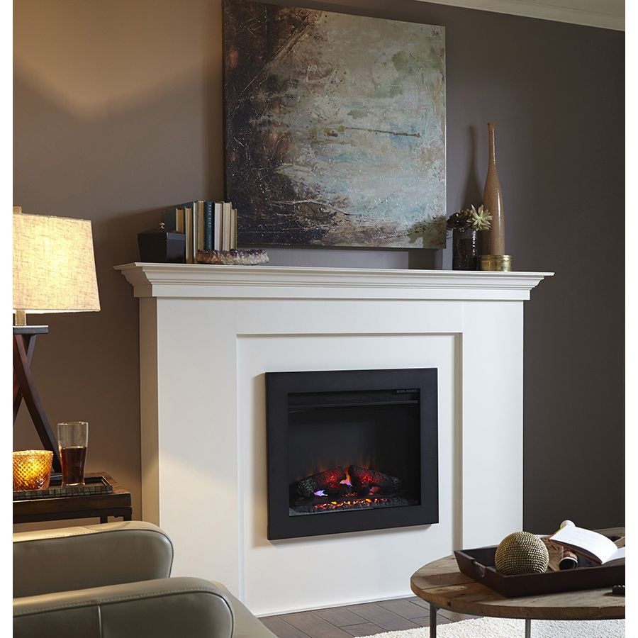 Electric Fireplace Insert At Lowes
 Shop 25 1875 in Black Electric Fireplace Insert at Lowes