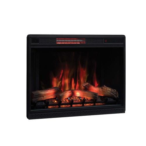 Electric Fireplace Insert At Lowes
 ClassicFlame 34 1 in Black Electric Fireplace Insert in