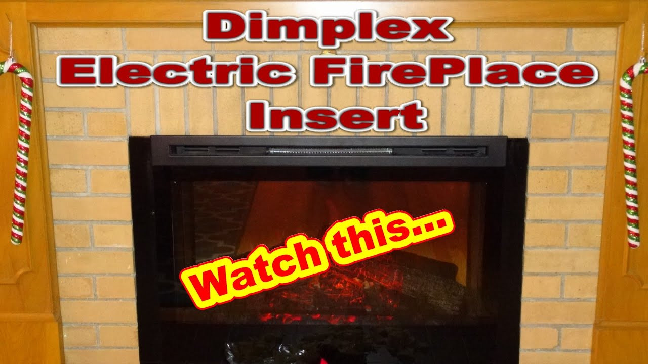Electric Fireplace Insert Installation
 How To Install a Dimplex Electric Fireplace Insert Model