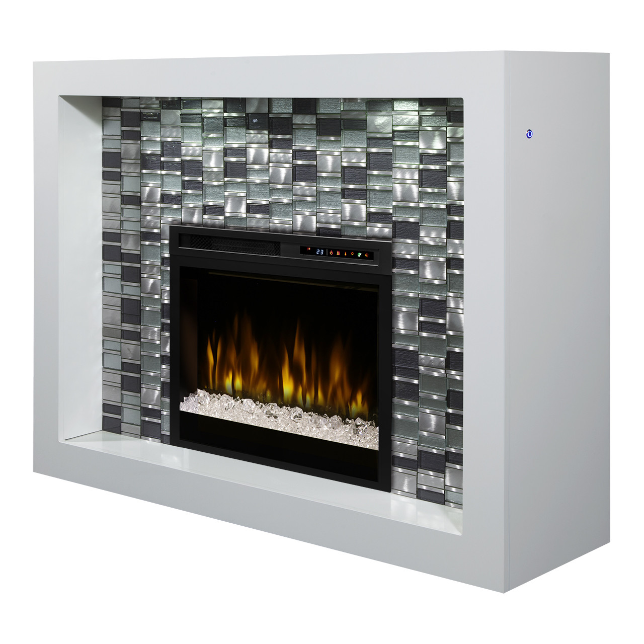 Electric Fireplace With Crystals
 Dimplex Electric Fireplaces Mantels Products