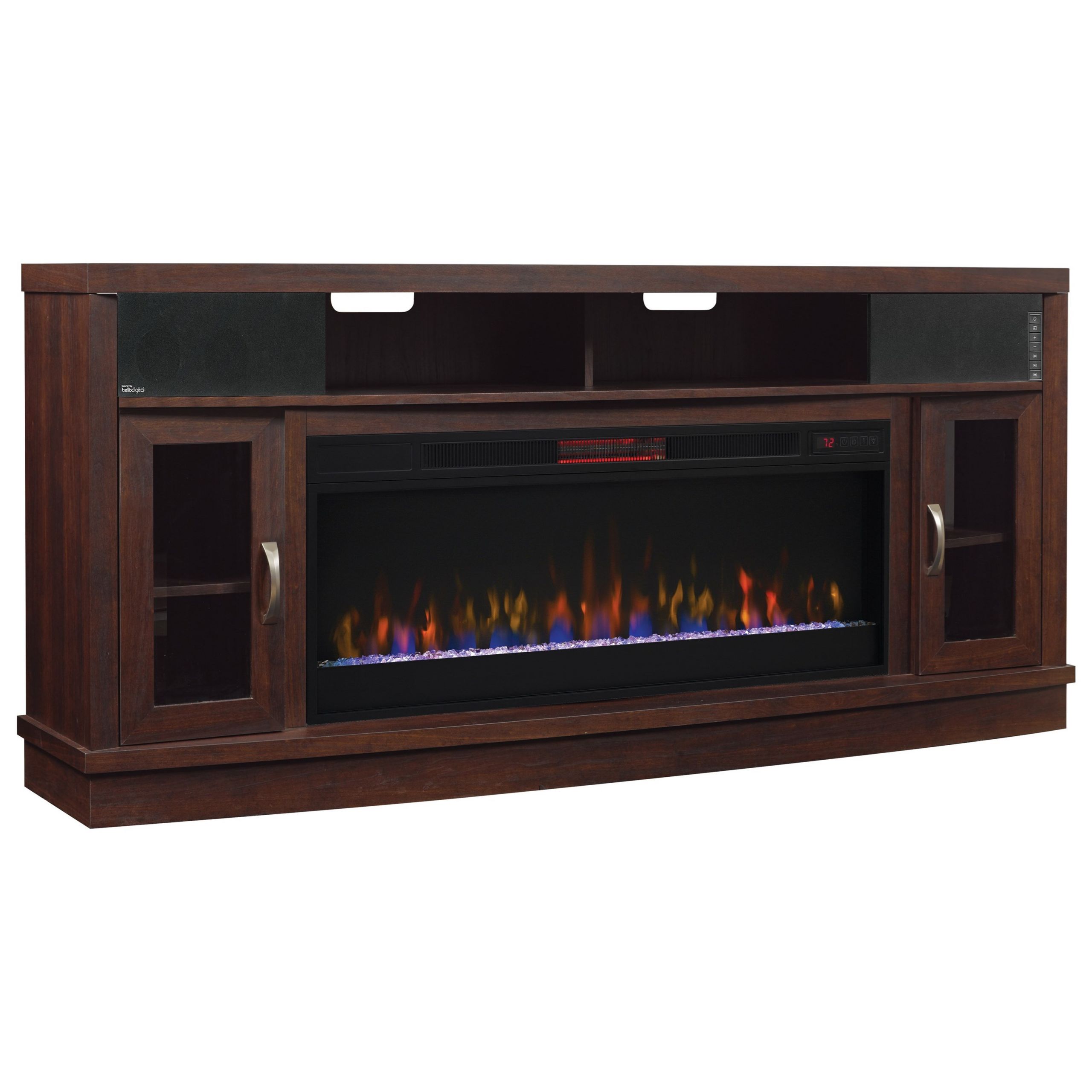 Electric Fireplace With Speakers
 ClassicFlame Deerfield Media Mantel With 42" Electric