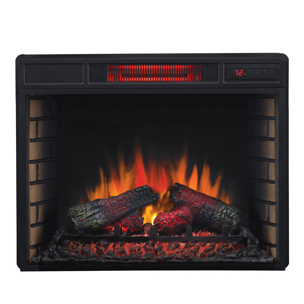 Electric Inserts Fireplace
 ClassicFlame 28 In SpectraFire Infrared Electric Fireplace