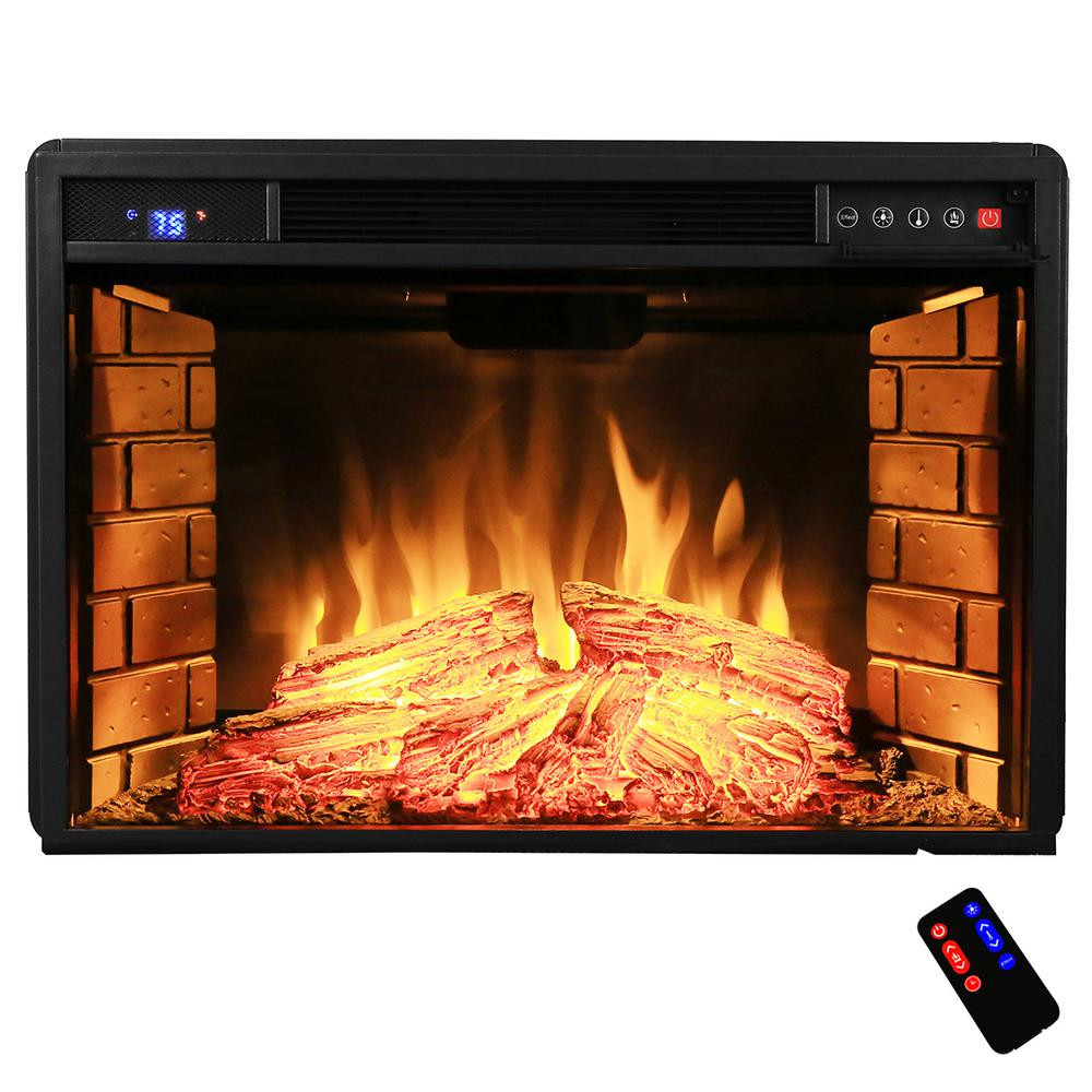 Electric Inserts Fireplace
 AKDY 28 in Freestanding Electric Fireplace Insert Heater