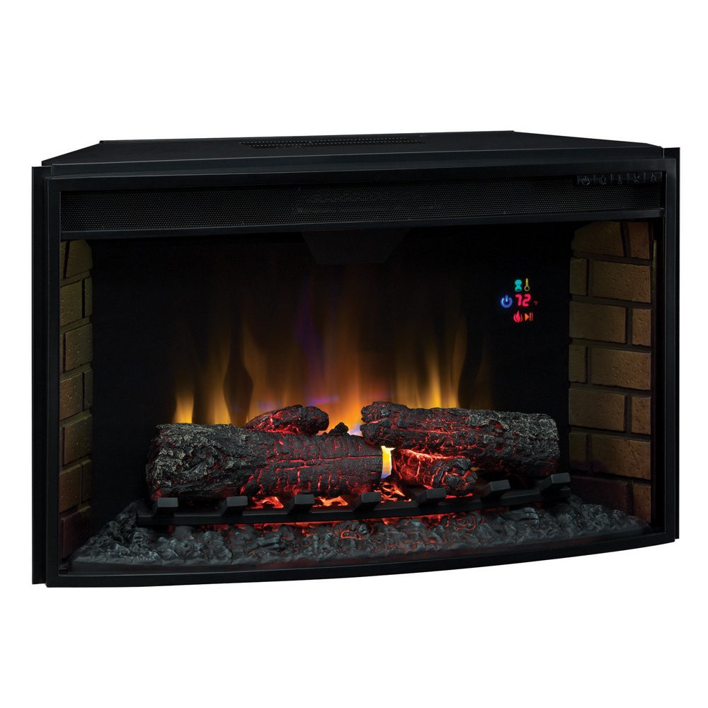 Electric Inserts Fireplace
 32" ClassicFlame Spectrafire Curved Electric Fireplace