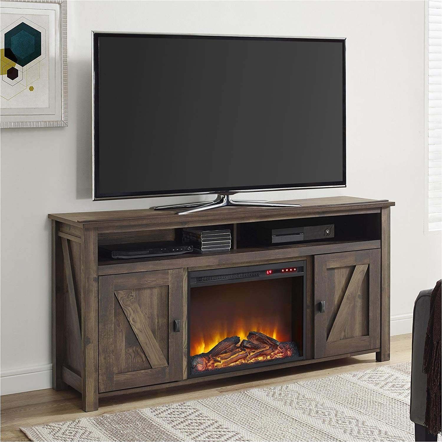 Ember Hearth Electric Media Fireplace
 Ember Hearth Electric Fireplace Media Console Costco