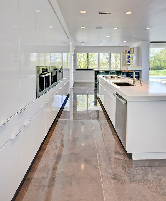 Epoxy Kitchen Floor Residential
 20 Epoxy Flooring Ideas With Pros And Cons DigsDigs