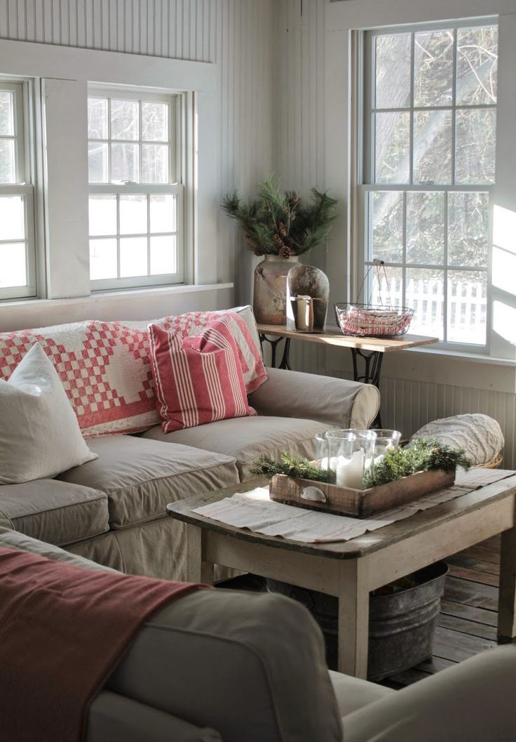 Farmhouse Curtains For Living Room
 Source pinterest