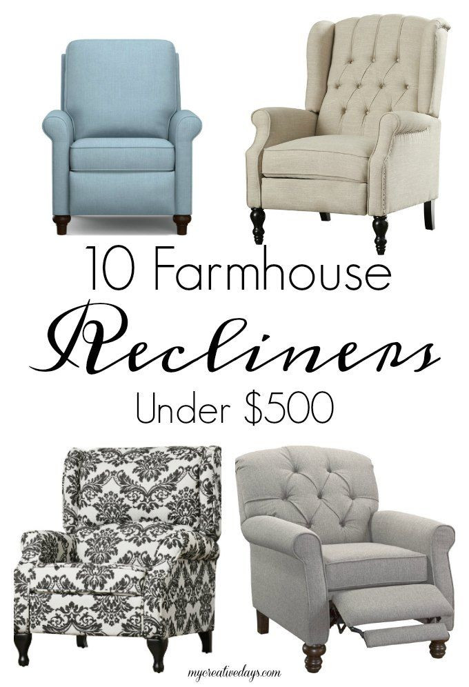 Farmhouse Living Room Chairs
 20 Farmhouse Recliner Chairs Under $600