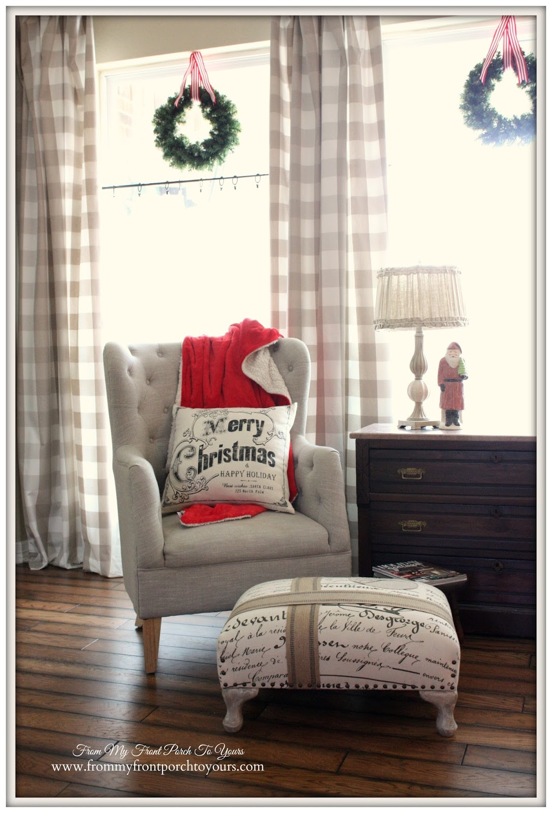 Farmhouse Living Room Curtains
 From My Front Porch To Yours Farmhouse Vintage Christmas