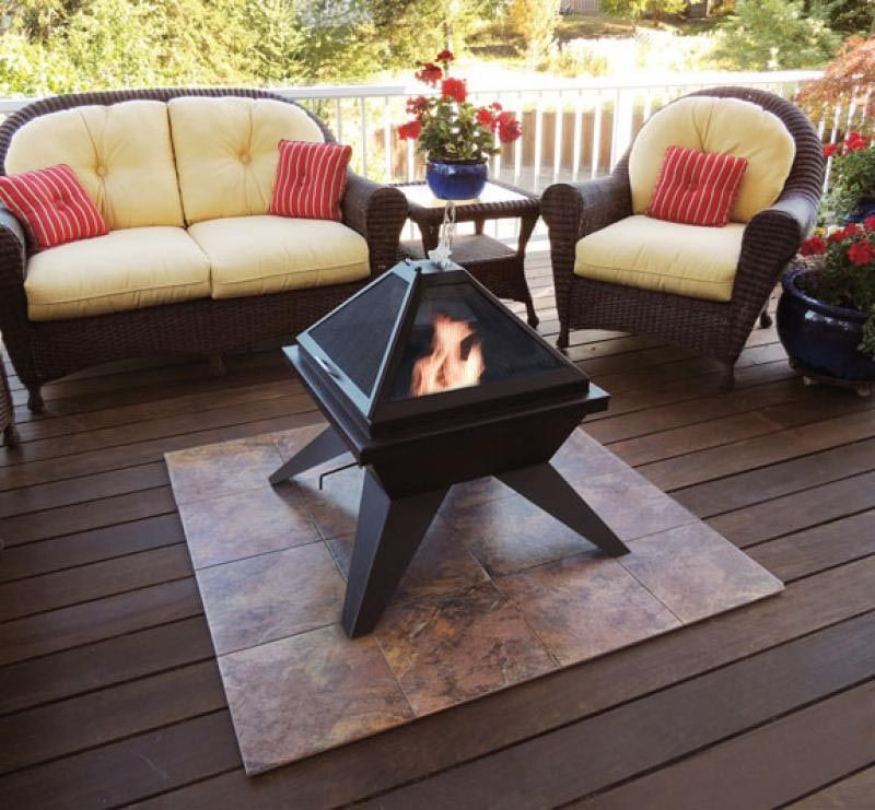 Fire Pit Mat For Deck
 Deck Protect Fire Pit Pad
