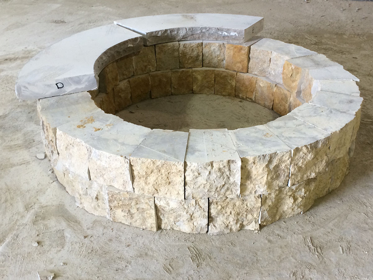 Fire Pit Stone
 Natural Stone Fire Pit Kits or Custom Designs