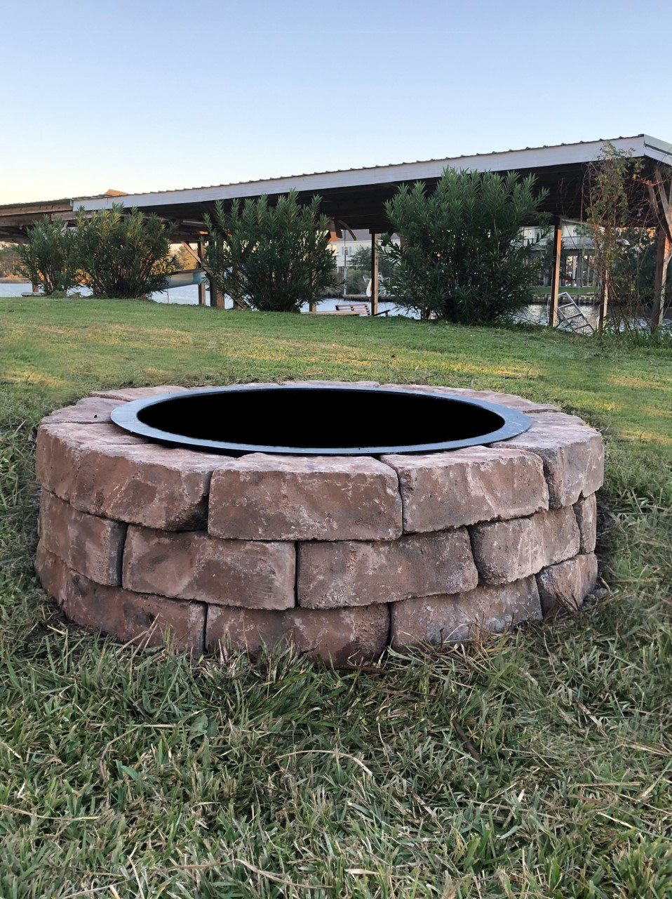 Fire Pit Stone
 Installing Our Own DIY Stone Fire Pit Belgard s Ashland