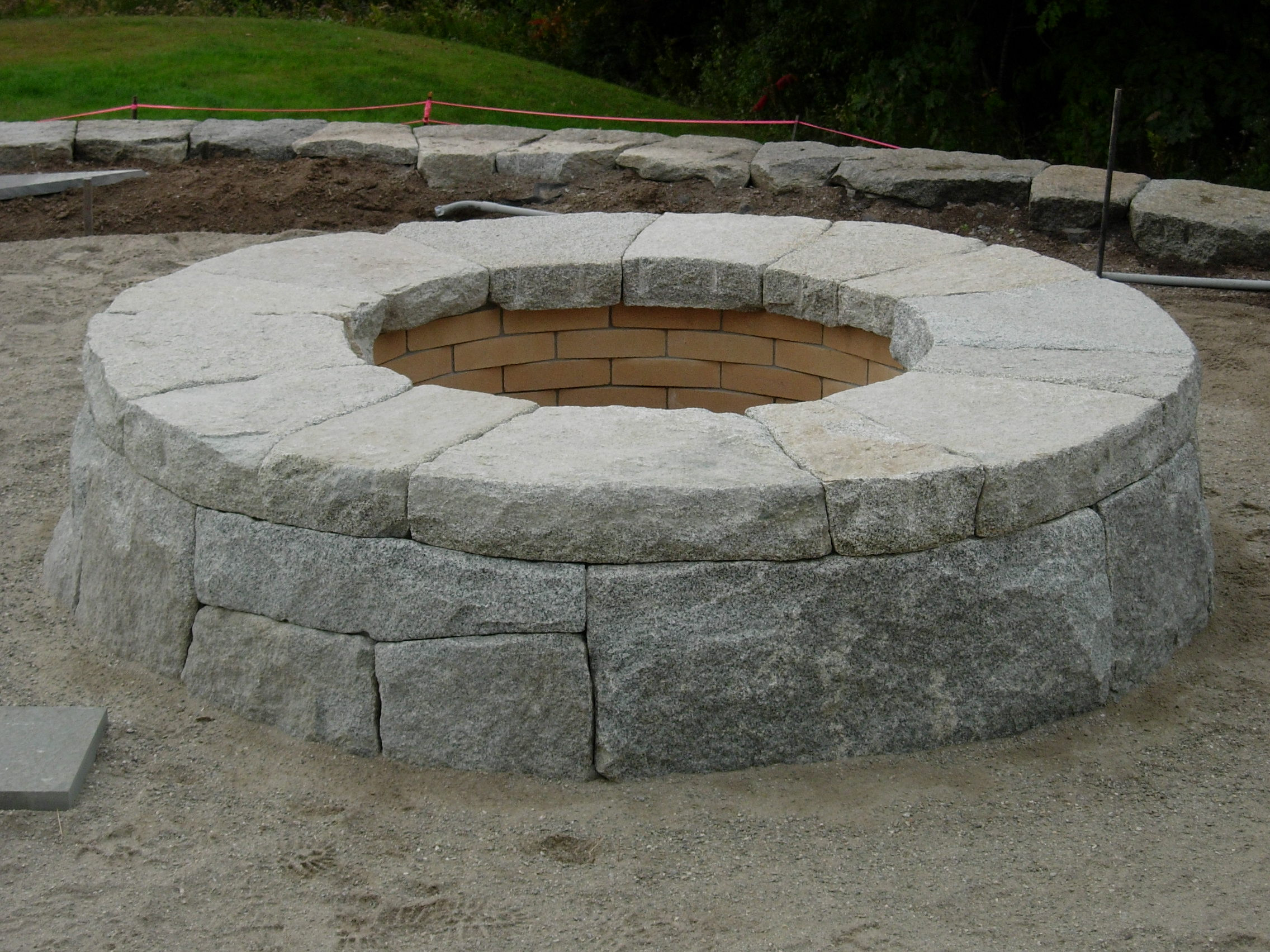 Fire Pit Stone
 Raised Patio and Fire Pit Freeport Maine