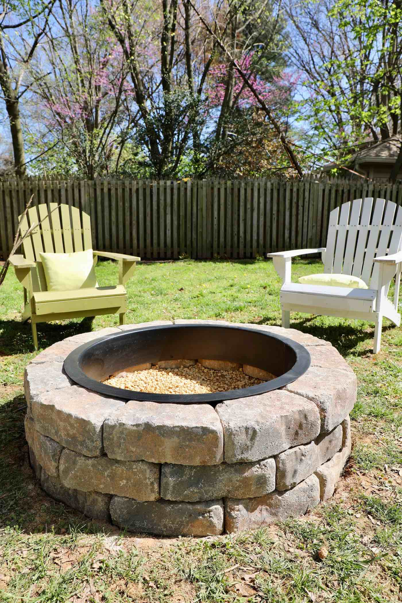 Firepit In Backyard
 How to Build a Fire Pit in Your Backyard I Used a Fire