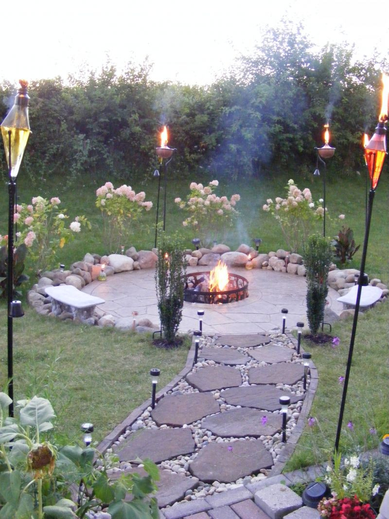 Firepit In Backyard
 Create Your Own Backyard Firepit