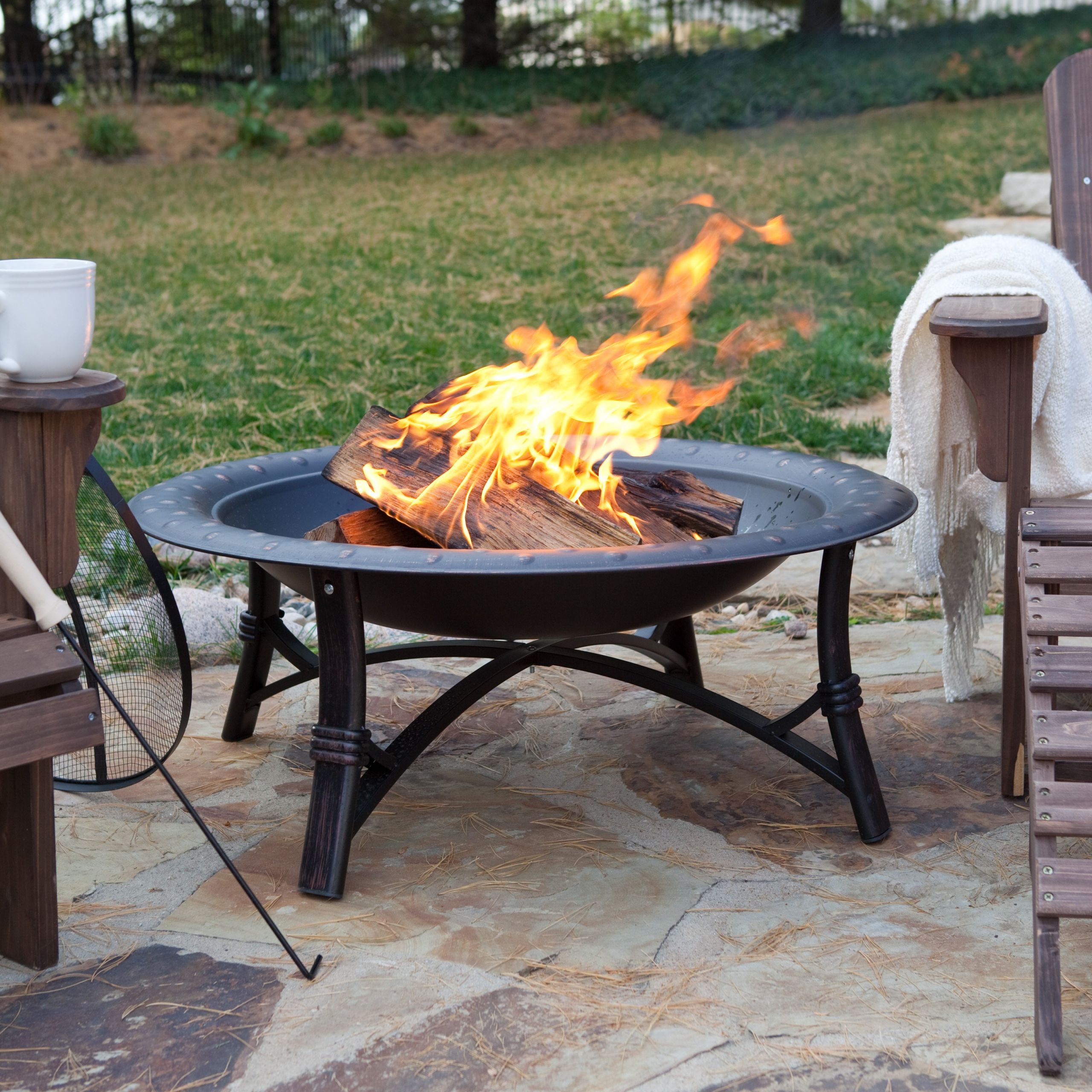 Fireplace Fire Pit
 Fire Sense 35 in Roman Fire Pit Fire Pits at Hayneedle