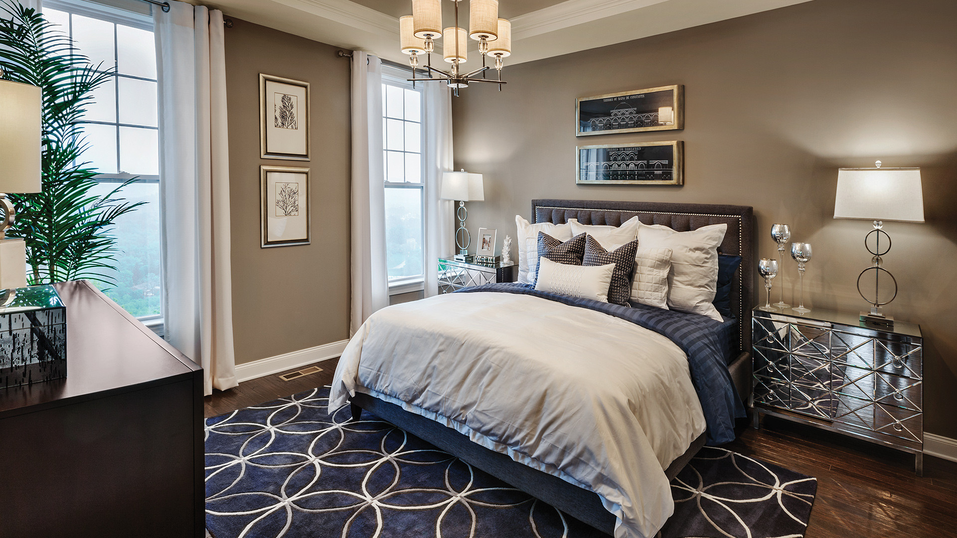 First Floor Master Bedroom
 The Summit at Bethel Quick Delivery Home Brandeis Heritage