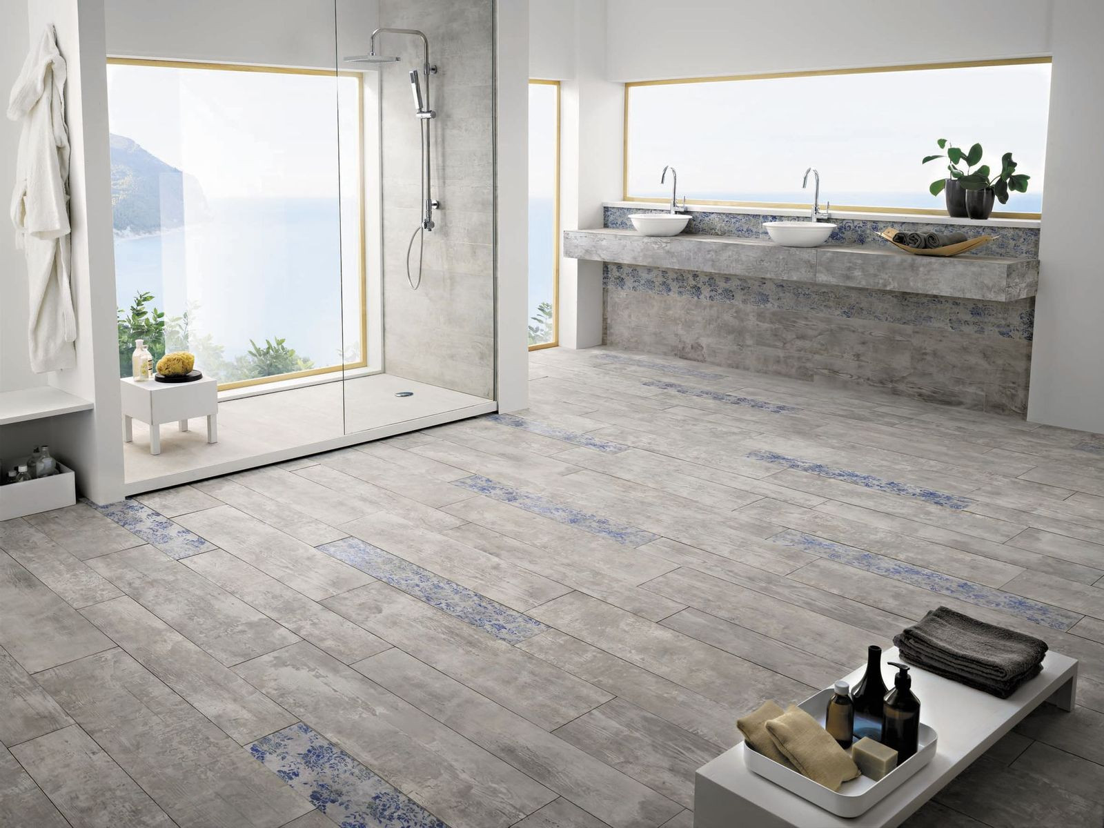 Floor Tiles For Bathroom
 25 Beautiful Tile Flooring Ideas for Living Room Kitchen