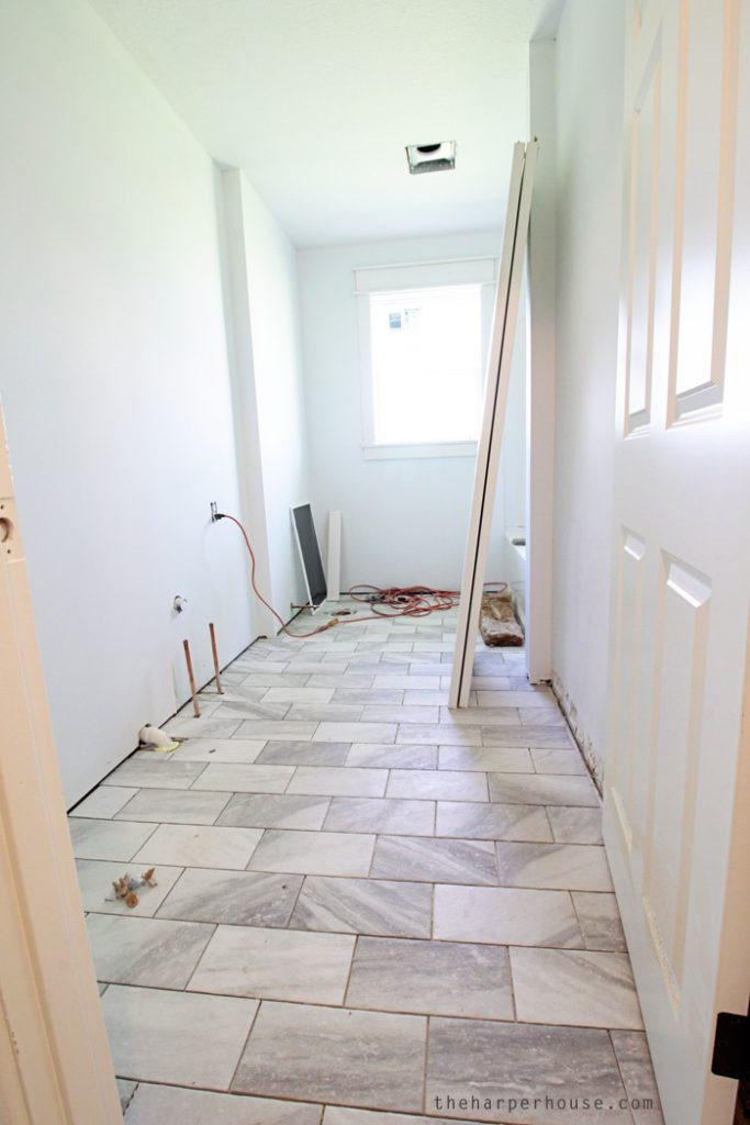 Floor Tiles For Bathroom
 Flip House Hall Bath Updates